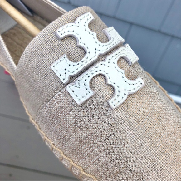 Tory Burch tan and ivory espadrilles - Picture 4 of 8